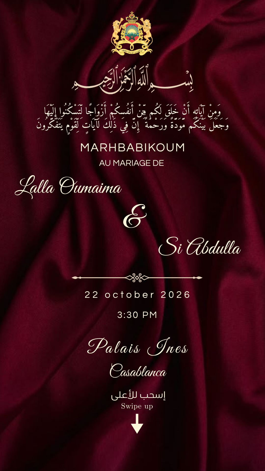 Oumaima & Abdulla wedding decor